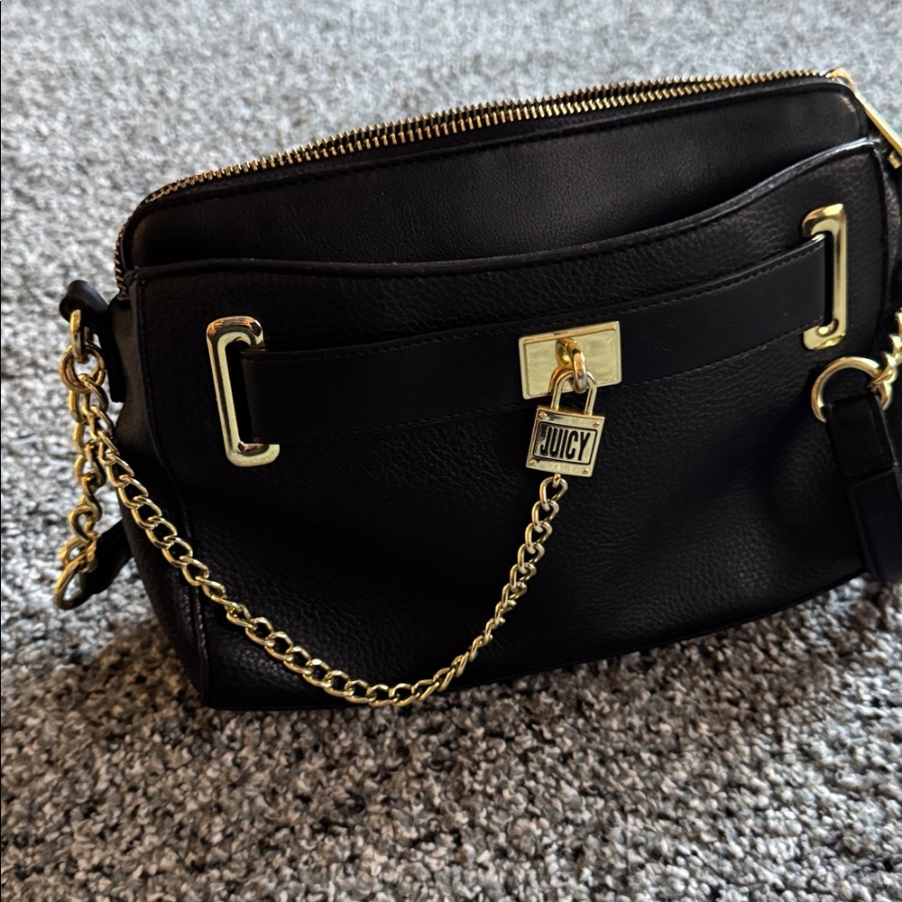 Juicy Couture Crossbody Bag with Gold Accents